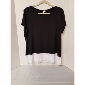 ELLE Black & White short sleeve size XL